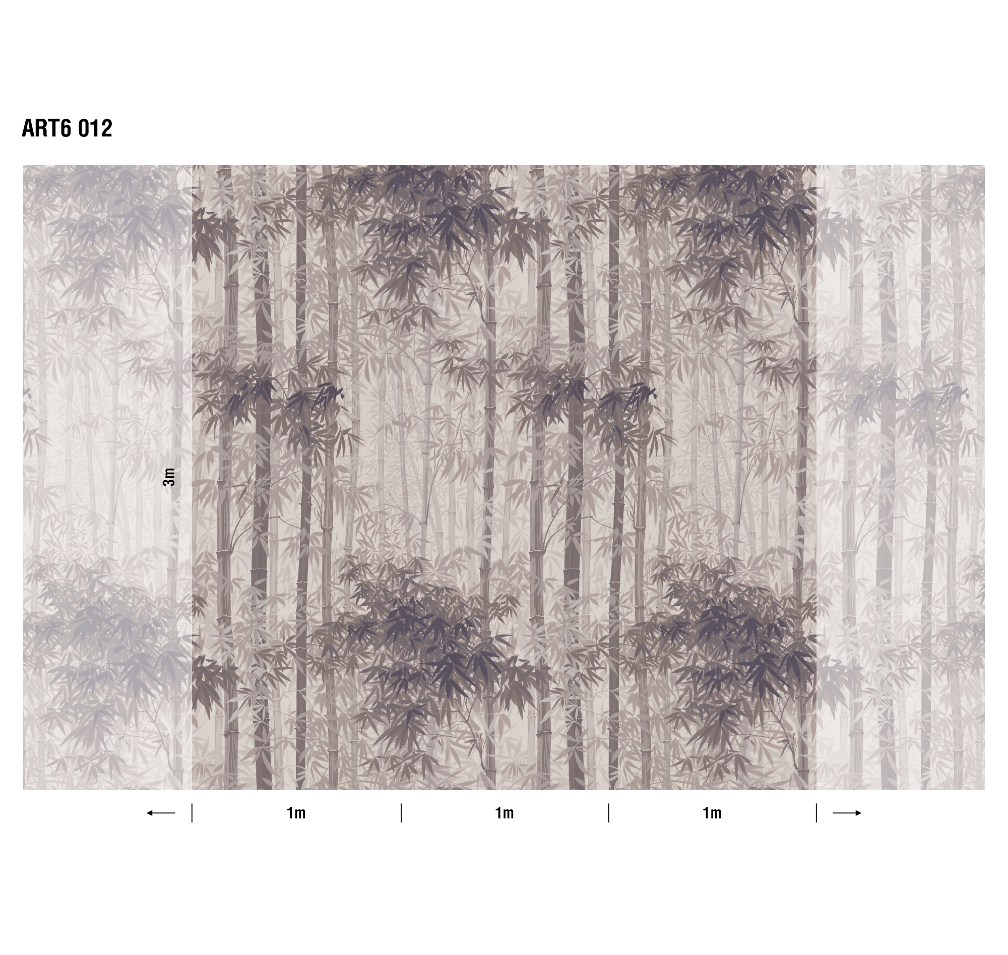 Панно Loymina Пейзаж Бамбуковая роща ART6 012 3×3